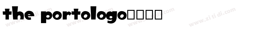 the portologo字体转换